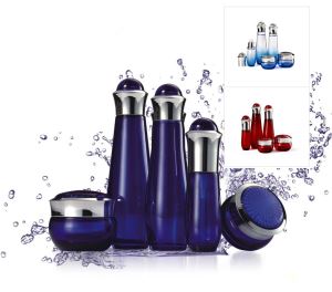 Iškilios stiklinis butelis